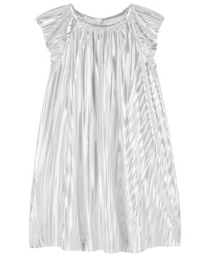 Vestido De Fiesta Plisado Metalizado Oshkosh B'Gosh
