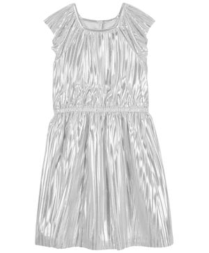 Vestido De Fiesta Plisado Metalizado Oshkosh B'Gosh