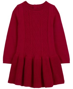 Vestido De Punto Trenzado Carter's