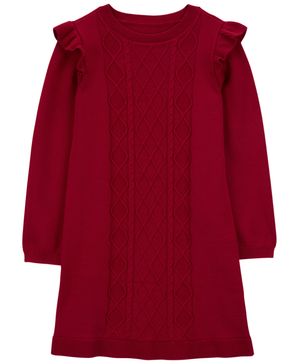 Vestido De Punto Trenzado Carter's