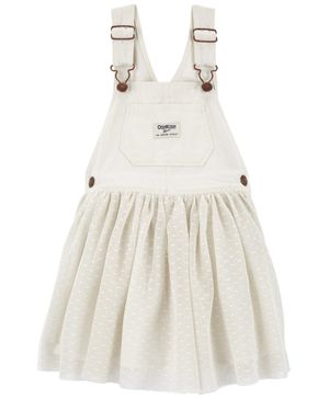 Vestido Tipo Overol Y Tul Con Brillos Oshkosh B'Gosh