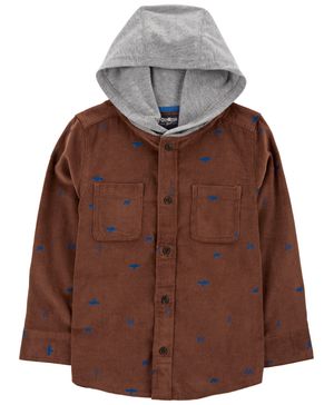 Camisa De Pana Con Botones Y Estampado De Montaña Oshkosh B'Gosh