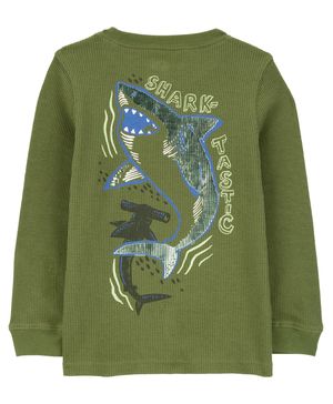 Camiseta Gráfica Termal Tiburón Carter's