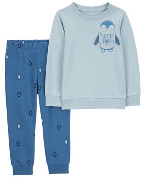 Conjunto De 2 Piezas Sudadera Y Pantalón Pingüino Carter's