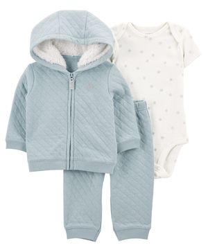 Conjunto De 3 Piezas Chalequito Acolchado Carter's