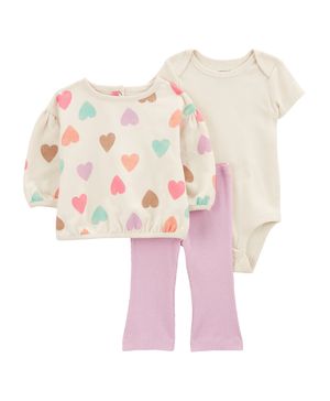 Conjunto De 3 Piezas Con Cárdigan Carter's