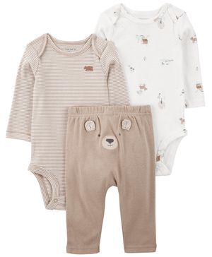Conjunto De 3 Piezas Ositos Little Character Carter's