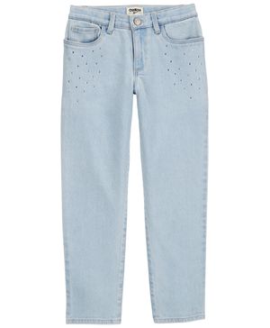 Icónicos Jeans Corte Ajustado: Cristales Sintéticos Oshkosh B'Gosh