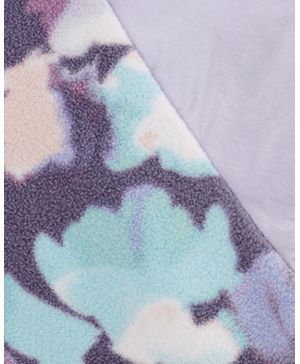 Jersey Tela Polar Floral Púrpura Oshkosh B'Gosh