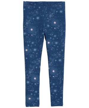 Leggings De Punto Con Estampado De Estrellas Azul Oshkosh B'Gosh