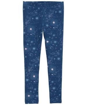 Leggings De Punto Con Estampado De Estrellas Azul Oshkosh B'Gosh
