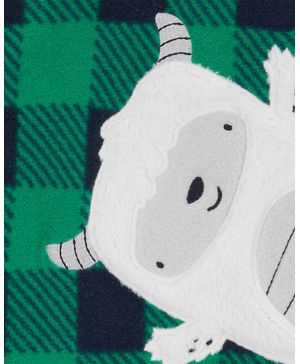 Mameluco De Tela Polar Con Pies Abominable Hombre De Nieve Carter's