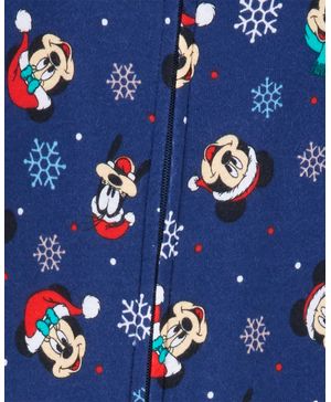 Mameluco Navideño De Tela Polar De Algodón Con Mickey Carter's