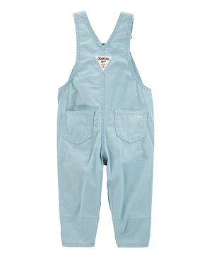 Overol De Lona Floral Verde Oshkosh B'Gosh