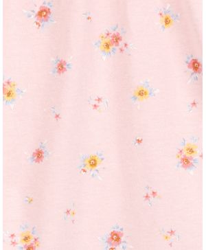 Pañalero De Punto Manga Larga Estampado Floral Color Rosa Oshkosh B'Gosh
