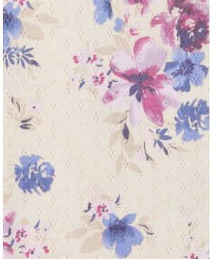 Pañalero De Punto Manga Larga Estampado Floral Oshkosh B'Gosh