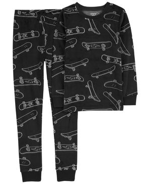 Pijama De 2 Piezas De Pijama De Polar De Monopatín Carter's