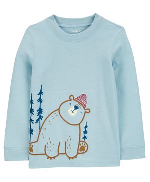 Playera Gráfica Oso Invernal Carter's