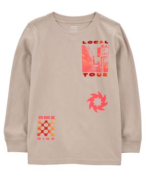Playera Gráfica Termal Bicicleta Bmx Carter's