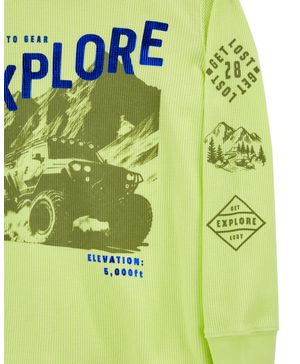 Playera Gráfica Termal Camioneta Exploradora Carter's