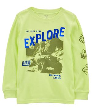 Playera Gráfica Termal Camioneta Exploradora Carter's