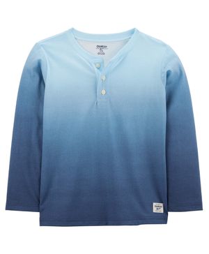 Playera Henley De Manga Larga Ombré Oshkosh B'Gosh