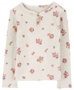 Playera Tejida De Moda Manga Larga Floral Oshkosh B'Gosh