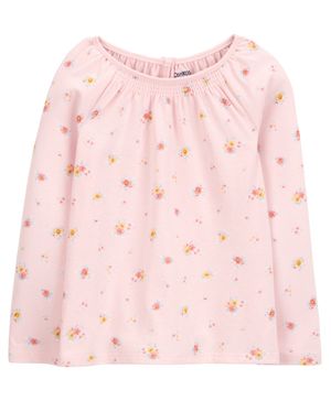 Playera Tejida De Moda Manga Larga Floral Rosa Oshkosh B'Gosh