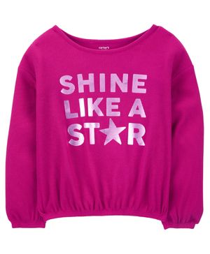 Playera Termal Metalizada Brilla Como Estrella Carter's