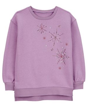 Sudadera Tela Polar Con Brillos Carter's
