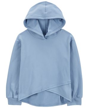 Sudadera Tela Polar Con Capucha Criss Cross Azul Oshkosh B'Gosh