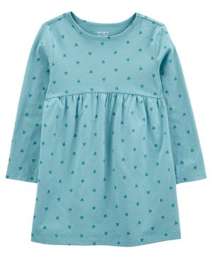 Vestido De Punto Manga Larga Corazón Carter's