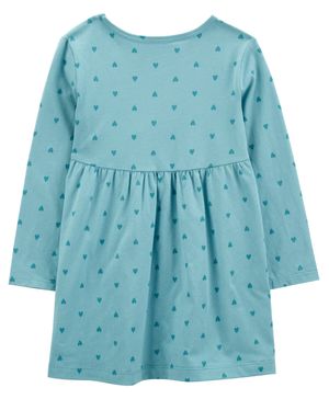 Vestido De Punto Manga Larga Corazón Carter's