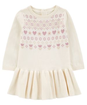 Vestido Estilo Jersey De Grecas Alpinos Carter's