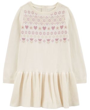 Vestido Estilo Jersey De Grecas Alpinos Carter's