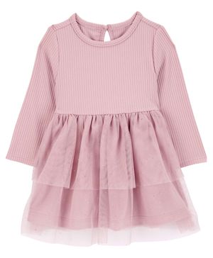 Vestido Festivo De Tul Acanalado Carter's