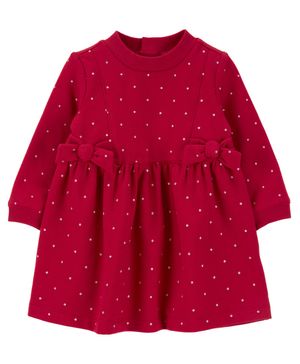 Vestido Para Fiesta De Tela Polar De Lunares Carter's