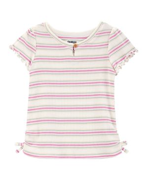 Blusa De Algodón Canalé Con Rayas Oshkosh B'Gosh