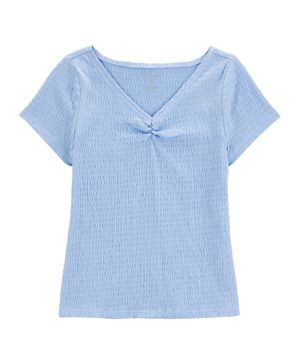 Blusa De Manga Corta Con Efecto Arrugado Oshkosh B'Gosh