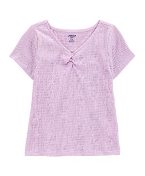 Blusa De Manga Corta Con Efecto Arrugado Oshkosh B'Gosh