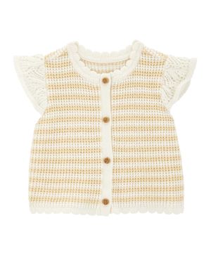 Blusa De Punto Y Mangas Con Olanes Oshkosh B'Gosh