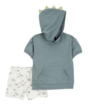 Conjunto De 2 Prendas Con Capucha Y Dinosaurio Carter's
