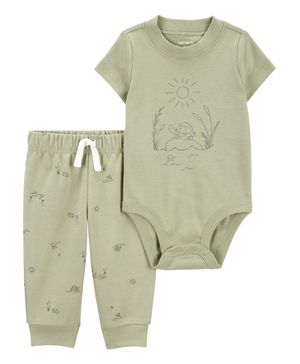 Conjunto De 2 Prendas Con Pantalón Tortuga Carter's