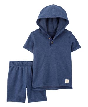 Conjunto De 2 Prendas Con Short Liso Carter's