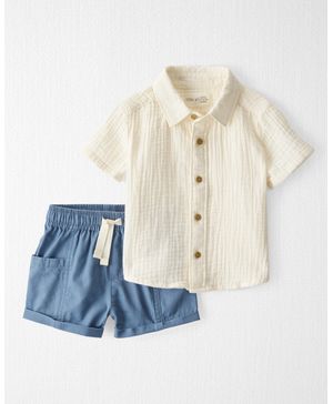 Conjunto De 2 Prendas De Algodón Orgánico Con Short Carter's Little Planet