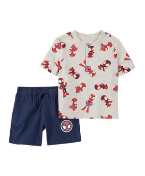 Conjunto De 2 Prendas De Playera Y Short Spider-Man Carter's