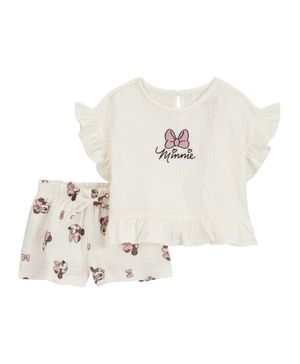 Conjunto De 2 Prendas Playera Minnie Mouse Y Short Carter's