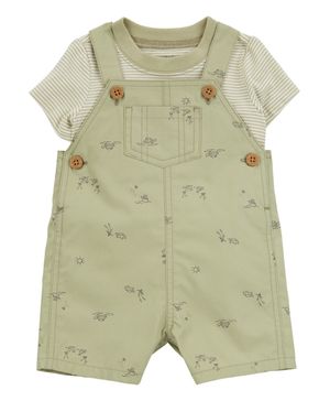 Conjunto De 2 Prendas Playera Y Overol Corto Carter's