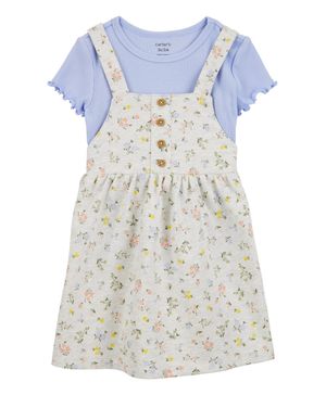 Conjunto De 2 Prendas Vestido Floral Carter's