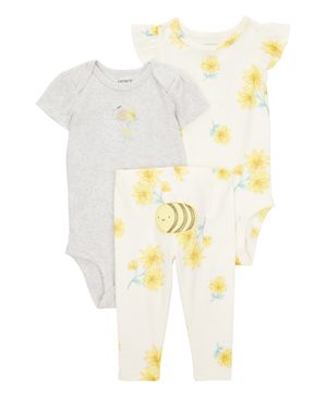 Conjunto De 3 Prendas Little Character Abeja Carter's